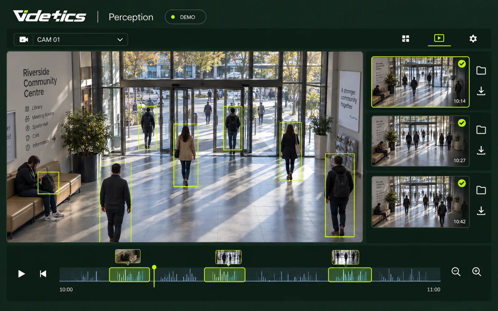 AI-generated demonstration illustration : Investigation case and video clips