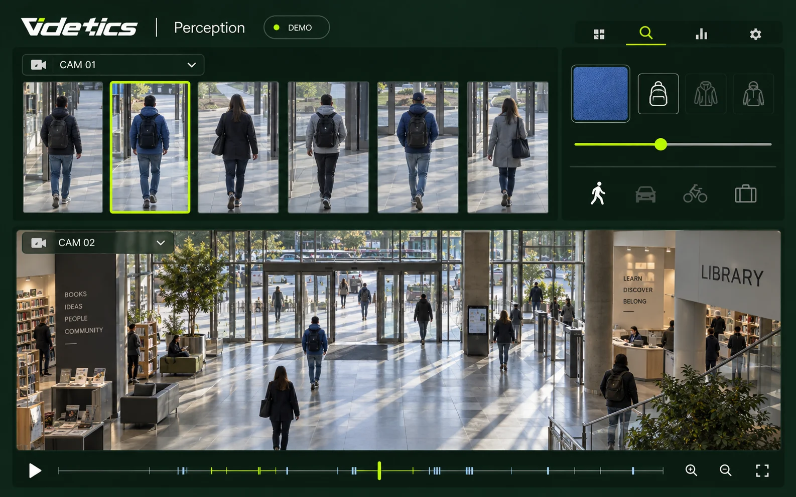 AI-generated demonstration illustration : Refining search results
