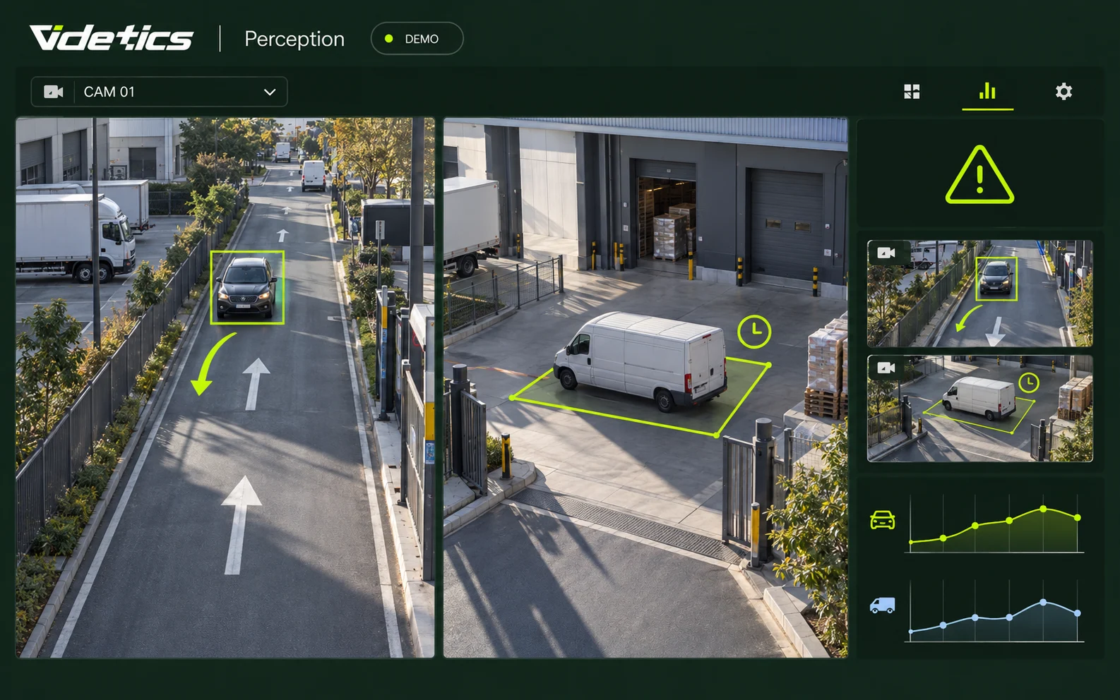 AI-generated demonstration illustration : Wrong-way traffic and abnormal stops
